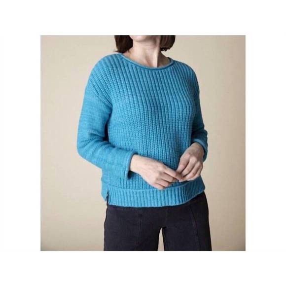 NEW HABITAT easy crew neck sweater in caprimm